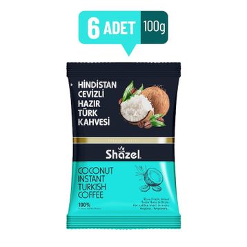 Shazel 100gr Hindistan Cevizli Hazır Türk Kahvesi