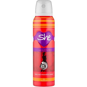 She Is Love 3x150 ml Kadın Sprey Deodorant