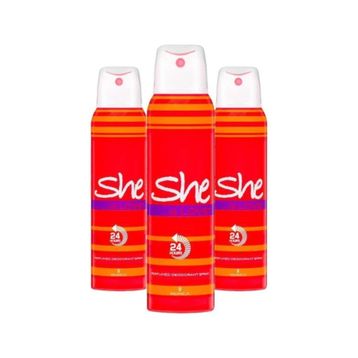 She Is Love 3x150 ml Kadın Sprey Deodorant