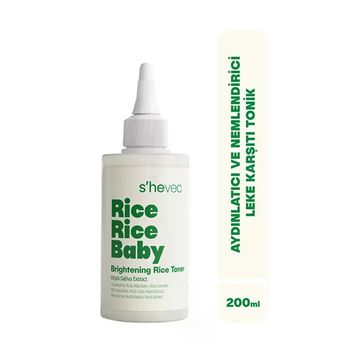 She Vec Exc Rice Baby 200 ml Aydınlatıcı Tonik