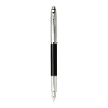 Sheaffer 100 EOL Siyah Gövde Krom Kapak Dolma Kalem