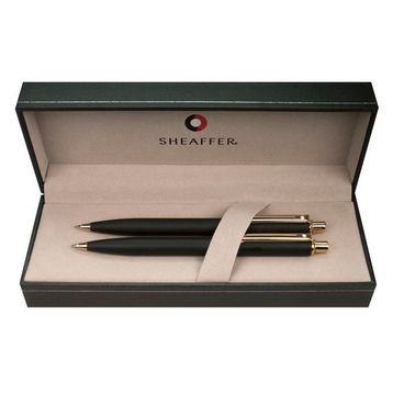 Sheaffer 327-9 Sentınel Mat Siyah Gövde Altın Rengi Klips Tükenmez-Versatil Kalem Seti