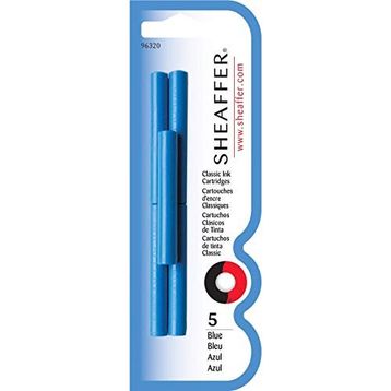 Sheaffer 96320 Mavi 5li Dolmakalem Kartuşu