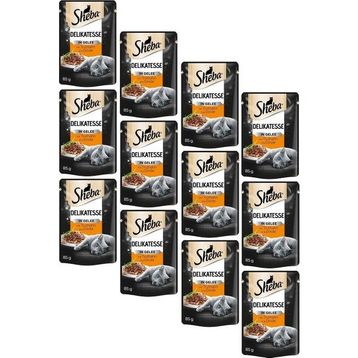 Sheba 12x85 gr Pouch Hindili Yetişkin Kedi Konservesi