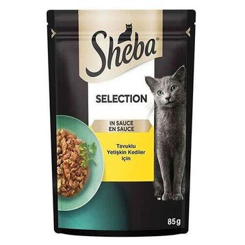 Sheba 85 gr Chicken Pouch Gravy Soslu Tavuk Etli Kedi Yaş Maması