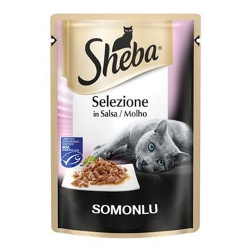 Sheba Somon Balıklı 12x85 gr Kedi Konservesi