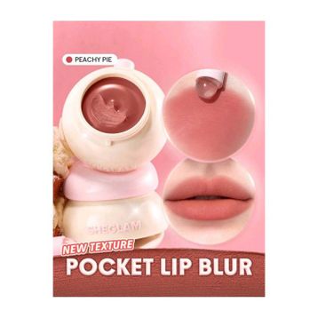 Sheglam Bounce Putty Pocket Lip Pot Peachy Pie Mat Ruj