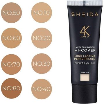 Sheida 50 ml No:70 Make Over Foundation Cream Form Krem Fondöten