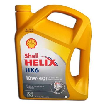 Shell Helix HX6 10W-40 4 lt Dizel ve LPG Motorları İçin Sentetik Motor Yağı