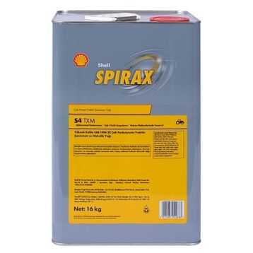 Shell Spirax S4 TXM 10W-30 16 lt Şanzıman Dişli Yağı