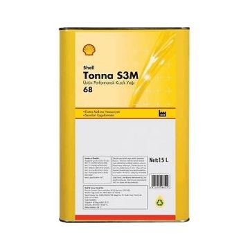 Shell Tonna S3 M 68 15 lt Tezgah Kızak Yağı