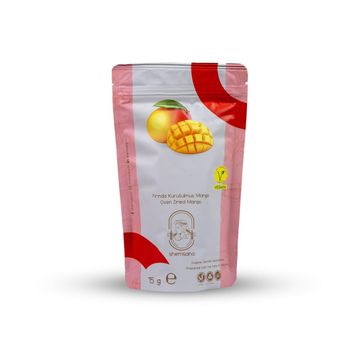 Shemsana Fırında Kurutulmuş Mango 15 gr Şekersiz Katkısız Meyve Kurusu
