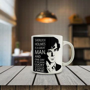 Sherlock Holmes Baskılı Kupa Bardak