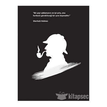 Sherlock Holmes Desenli Ciltli Defter - Salon Yayınları