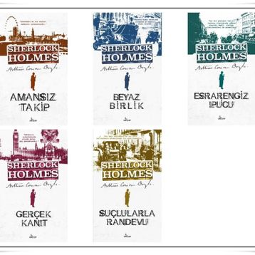 Sherlock Holmes Seti 5 Kitap Takım - Sir Arthur Conan Doyle