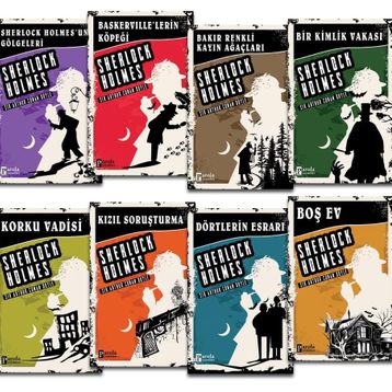 Sherlock Holmes Seti 8 Kitap Takım - Sir Arthur Conan Doyle