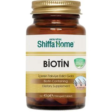 Shiffa Home Biotin 750 mg İçeren 60 Tablet
