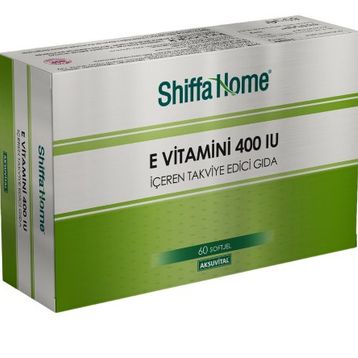 Shiffa Home E Vitamini 400 IU 60 Kapsül