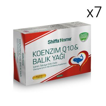 Shiffa Home Koenzim Q10 Balık Yağı 7x30 Kapsül