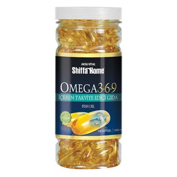 Shiffa Home Omega 3-6-9 1000 mg 3x60 Kapsül Balık Yağı