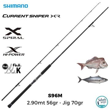 Shimano Currentsniper XR S96M 2.90 m 56 gr-70 gr 2 Parça Shore Jigging Kamış