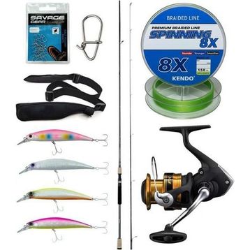 Shimano FX 4000 FC Spin Olta Makinesi+Okuma Azaki Spin 274 CM 12-35 GR 2 Parça Spin Kamışı