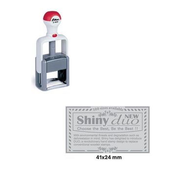 Shiny E-900 41x24 mm Siyah Kasa Siyah Ped
