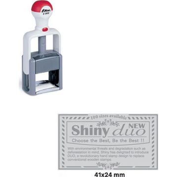 Shiny E-900 41x24 mm Siyah Kasa Siyah Ped
