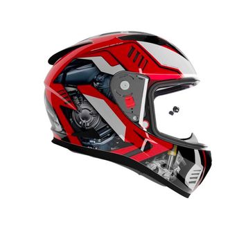 Shiro SH-605 SV Shadow Road Rider Full Face Iridium Vizörlü Motosiklet Kaskı