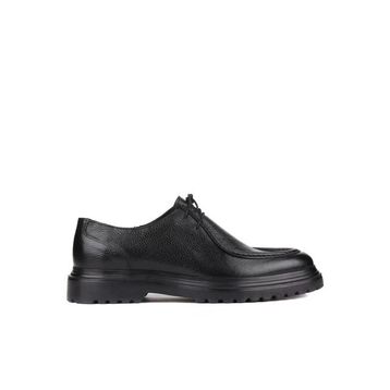 Shoetyle 250-1617 Siyah Deri Bağcıklı Erkek Günlük Ayakkabı