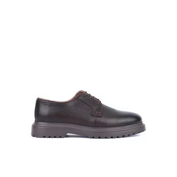 Shoetyle 250-2013 Kahverengi Deri Bağcıklı Erkek Klasik Ayakkabı
