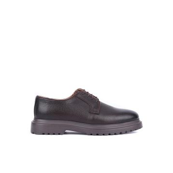 Shoetyle 250-2013 Kahverengi Deri Bağcıklı Erkek Klasik Ayakkabı