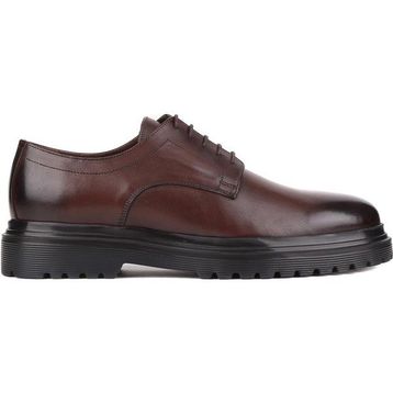 Shoetyle 250-2013 Kahverengi Deri Bağcıklı Erkek Klasik Ayakkabı