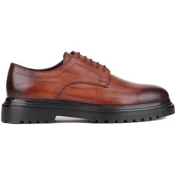 Shoetyle 250-2013 Taba Deri Bağcıklı Erkek Klasik Ayakkabı