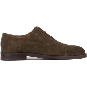 Shoetyle 250-2030 Haki Süet Deri Bağcıklı Erkek Klasik Ayakkabı