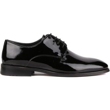 Shoetyle 250-2239 Siyah Rugan Deri Bağcıklı Erkek Klasik Ayakkabı