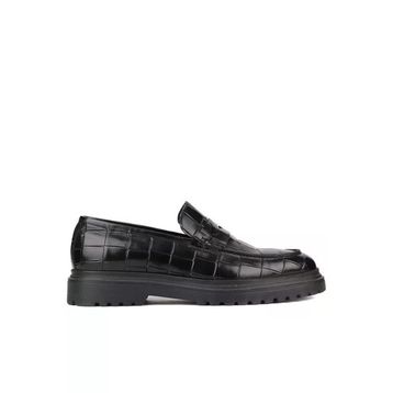 Shoetyle 250-2371 Siyah Croco Deri Erkek Klasik Ayakkabı