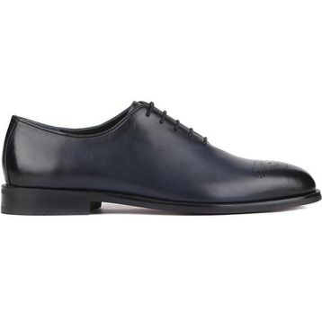 Shoetyle 250-5001 Lacivert Deri Bağcıklı Erkek Klasik Ayakkabı