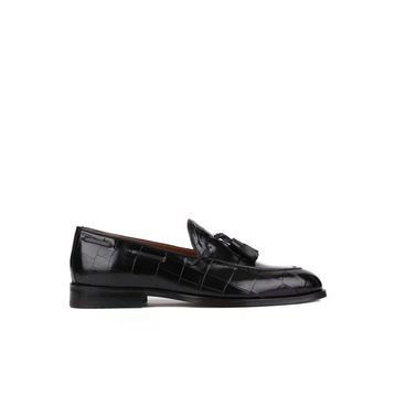 Shoetyle 250-7951 Siyah Deri Püsküllü Erkek Klasik Ayakkabı