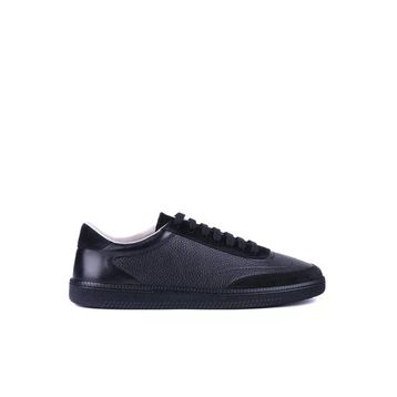 Shoetyle 666-1098 Siyah Hakiki Deri Bağcıklı Erkek Günlük Ayakkabı