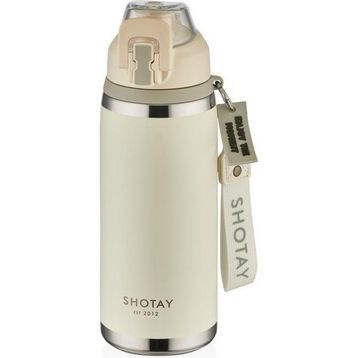 Shotay 750 ml Beyaz Camping Çelik Termos