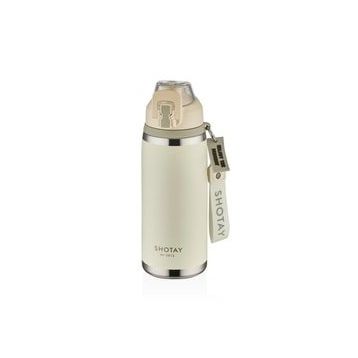 Shotay 750 ml Beyaz Camping Çelik Termos