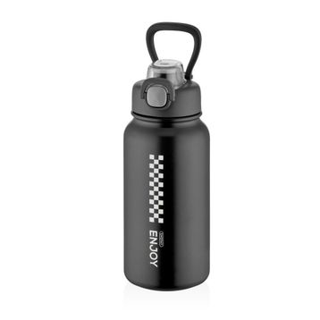 Shotay Chees Çelik 900 ml Siyah Termos