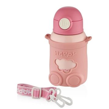 Shotay Happy Everyday Çelik 480 ml Pembe Termos