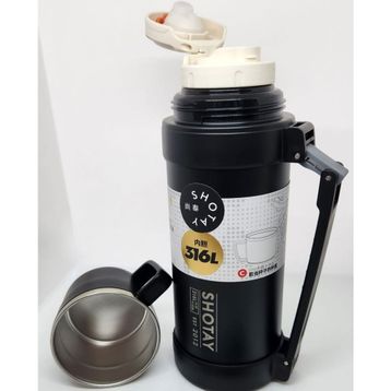 Shotay Nature ST-8235 1200 ml Siyah Termos