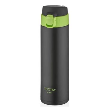 Shotay Smile Çelik 430 ML Siyah Termos