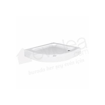 Shower 100x100 cm Oval Flat Duş Teknesi