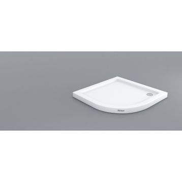 Shower 75x75 cm Oval Flat Duş Teknesi