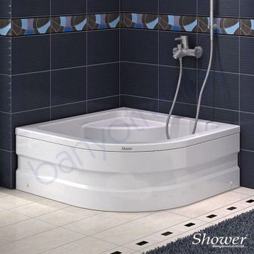 Shower 90x90 cm Oval Duş Teknesi