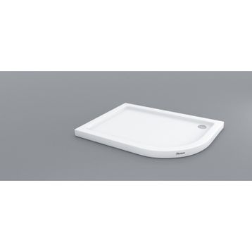 Shower Oval Asimetrik Flat 80x160 cm Duş Teknesi